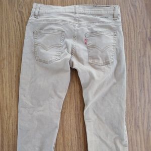 Levi's khaki sz 14 kids sz 1/2 women's